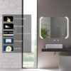 Aspect Led Bathroom Mirror Rectangle 1200mm x 600mm with Demister Pad, Touch Sensor with Dimming, CCT Changing, Built-in TUV/CE LED Driver -Landscape or Portrait