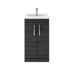 Athena Floor Standing Vanity Unit 500mm 2 Door with Basin Option - Image 3