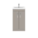 Athena Floor Standing Vanity Unit 500mm 2 Door with Basin Option - Image 5