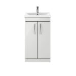 Athena Floor Standing Vanity Unit 500mm 2 Door with Basin Option - Image 7