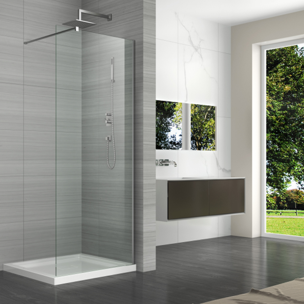 Wet Room Shower Screen Wet Room Panel Fjord Bathrooms