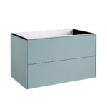 Wall Hung Vanity Unit 1000mm 2 Drawer with Basin Options