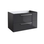 Wall Hung Vanity Unit 1000mm 2 Drawer with Basin Options - Image 2