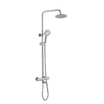 Round Exposed Thermostatic Shower Valve Kit 3 Option
