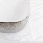 Brushed Nickel Basin Counter Top Basin 500 x400mm - Image 3